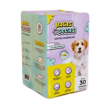 Tapete Higienico Slim Patas Secas Petix 30 unidades